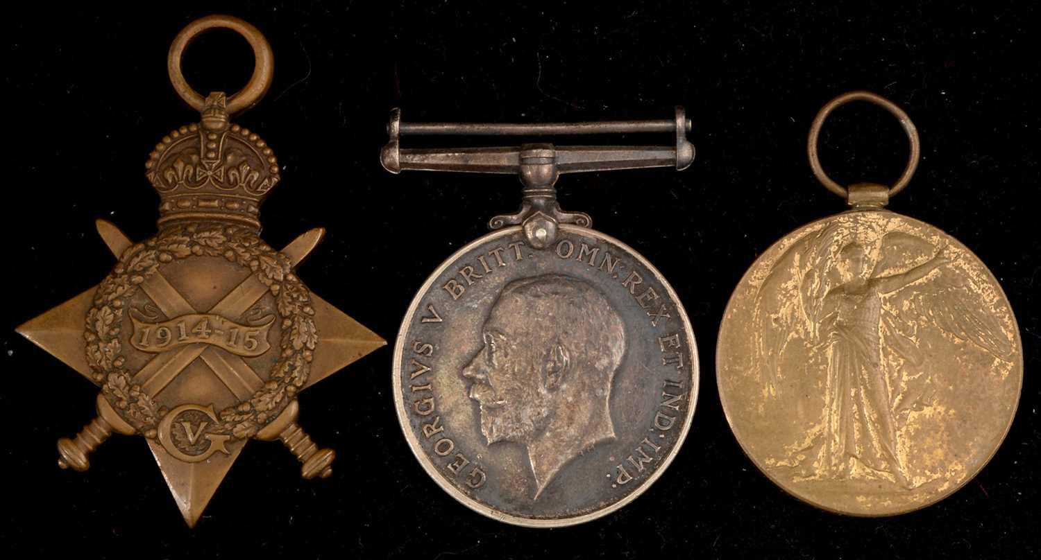 Lot 1660 - First World War General Service medal group