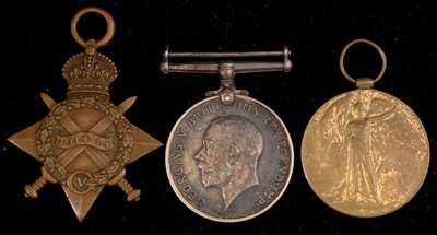 Lot 1660 - First World War General Service medal group