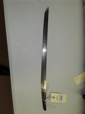 Lot 107 - Tanto blade and separate tanto mounts