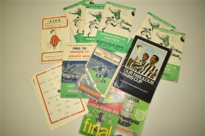 Lot 302 - Newcastle United and other football programmes
