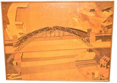 Lot 238 - Marquetry picture