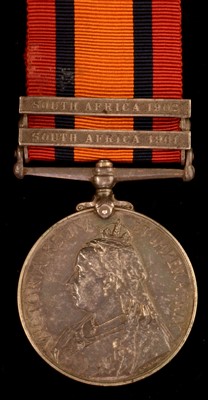 Lot 1592 - Queen's South Africa medal