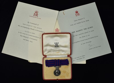 Lot 1772 - Royal Household Faithful Service medal