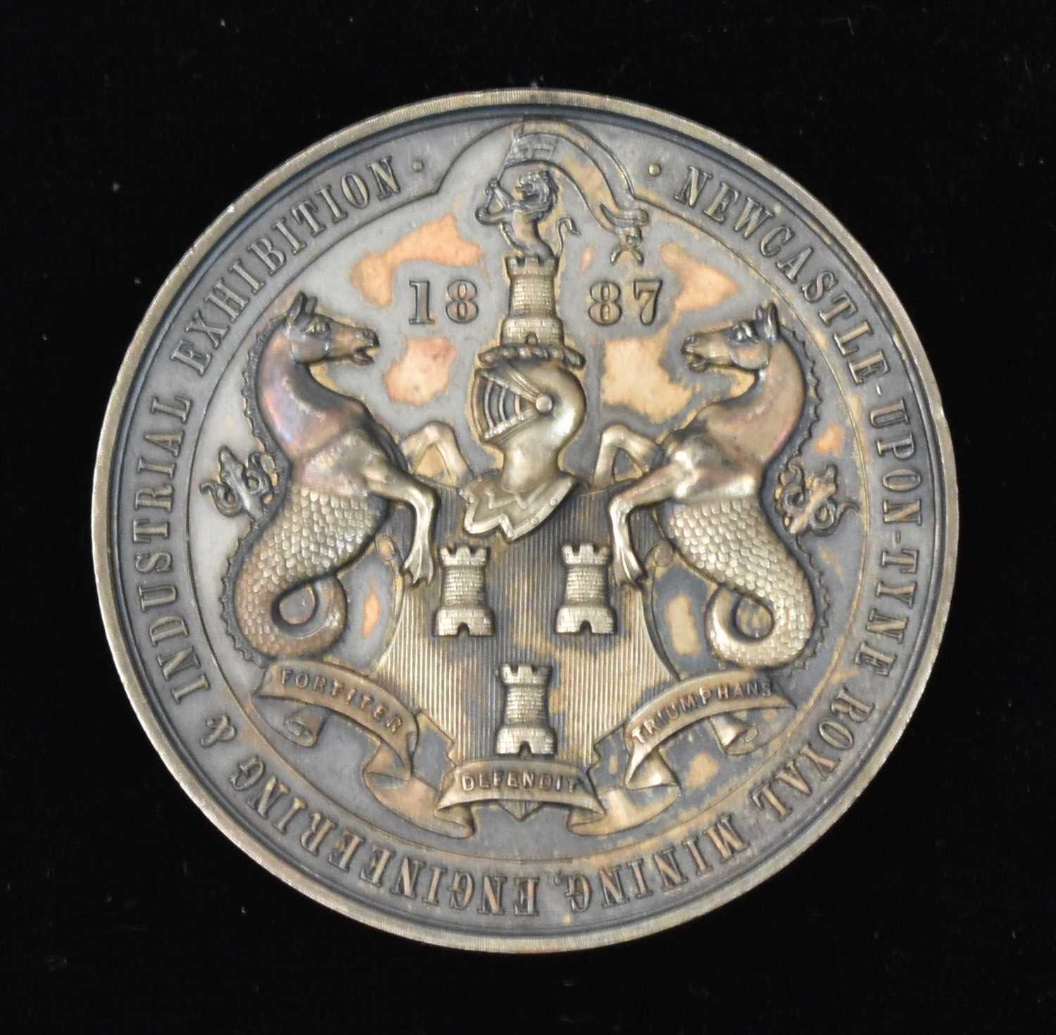 Lot 1835 - Newcastle Upon Tyne Royal Mining, Engineering & Industrial Exhibition medallion