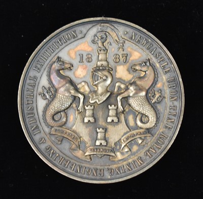 Lot 1835 - Newcastle Upon Tyne Royal Mining, Engineering & Industrial Exhibition medallion