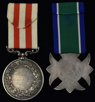 Lot 1839 - Leander Medal and another
