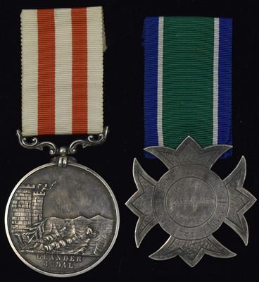 Lot 1839 - Leander Medal and another