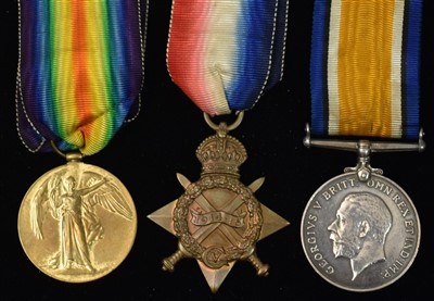 Lot 1665 - Group of First World War medals