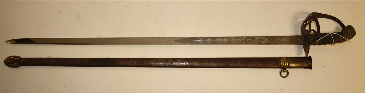Lot 110 - 2nd Life Guards officer's sword