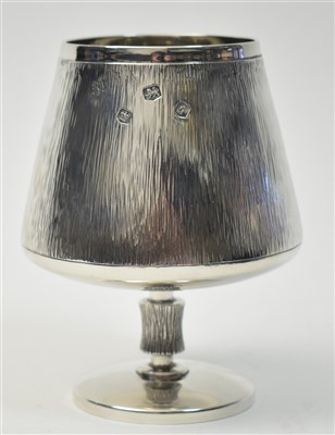 Lot 495 - Silver brandy balloon