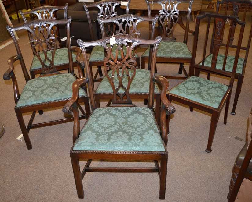 Lot 1162 - George III and Edwardian chairs