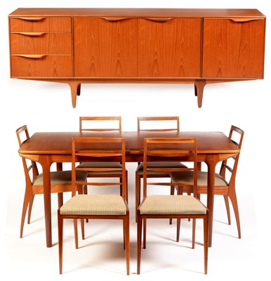 Lot 1563 - A.H. McIntosh & Co. Ltd: a 1960's Dunvegan eight-piece teak dining room suite.