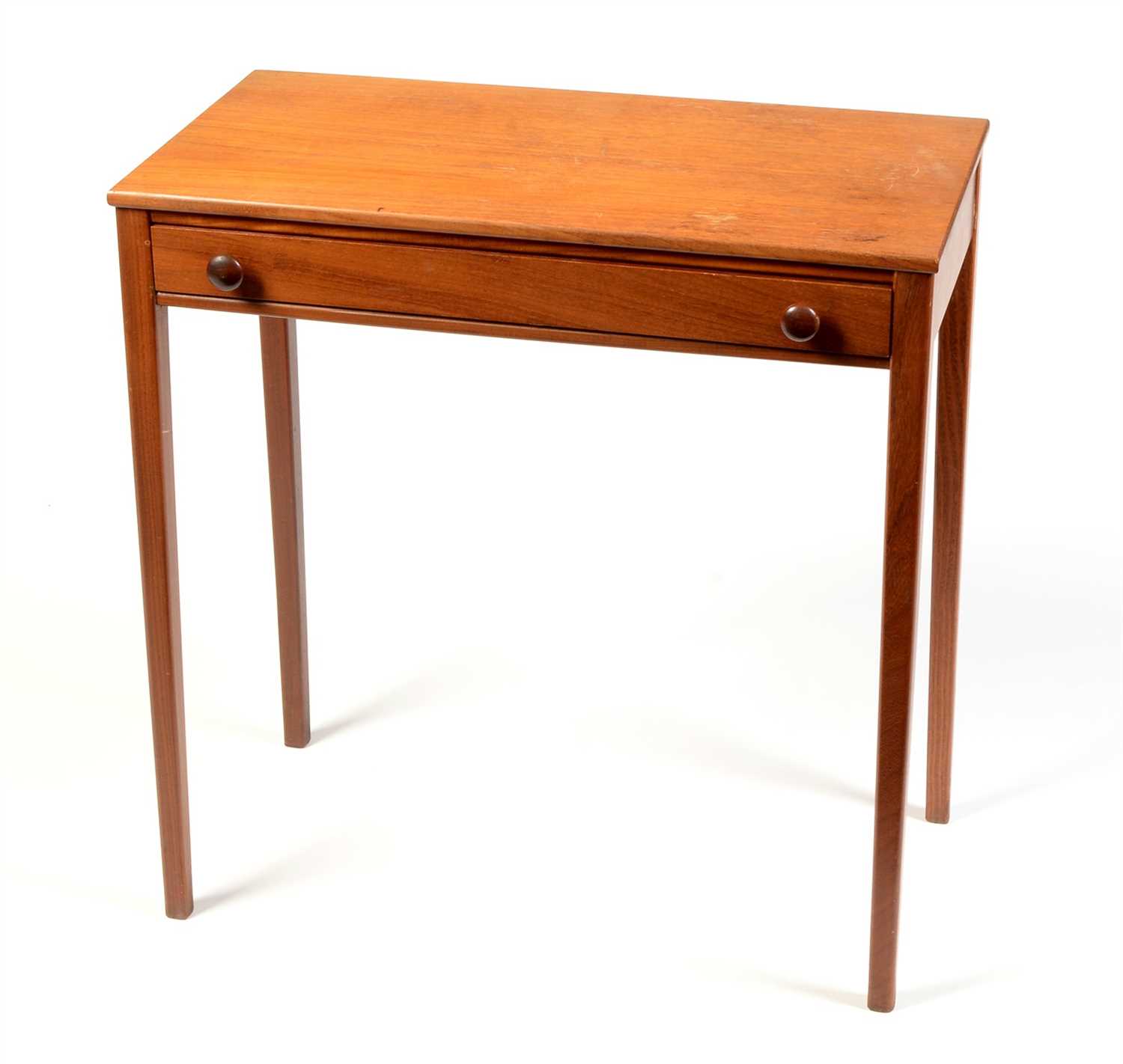 Lot 1569 - A 1960's teak side table.
