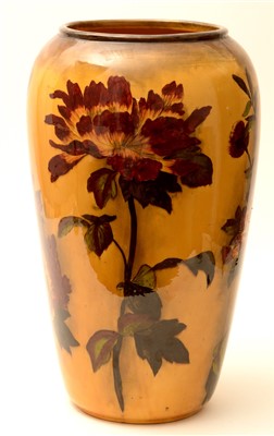 Lot 136 - A George Jones 'Madras Ware' ovoid vase.