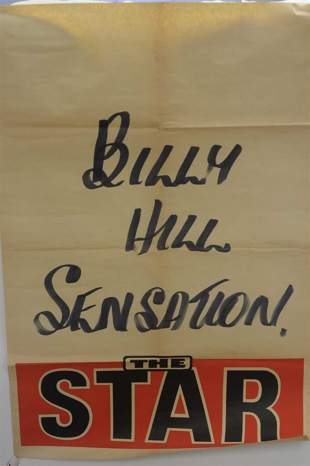 Lot 242 - Billy Hill interest poster