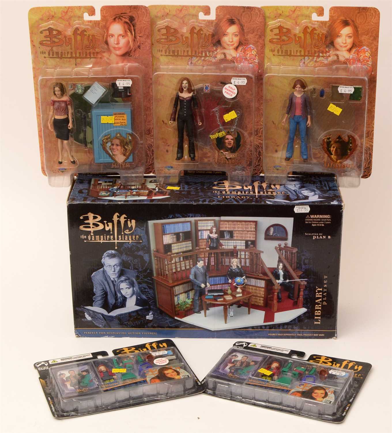 Lot 1245 - Buffy The Vampire Slayer play set and figurines.