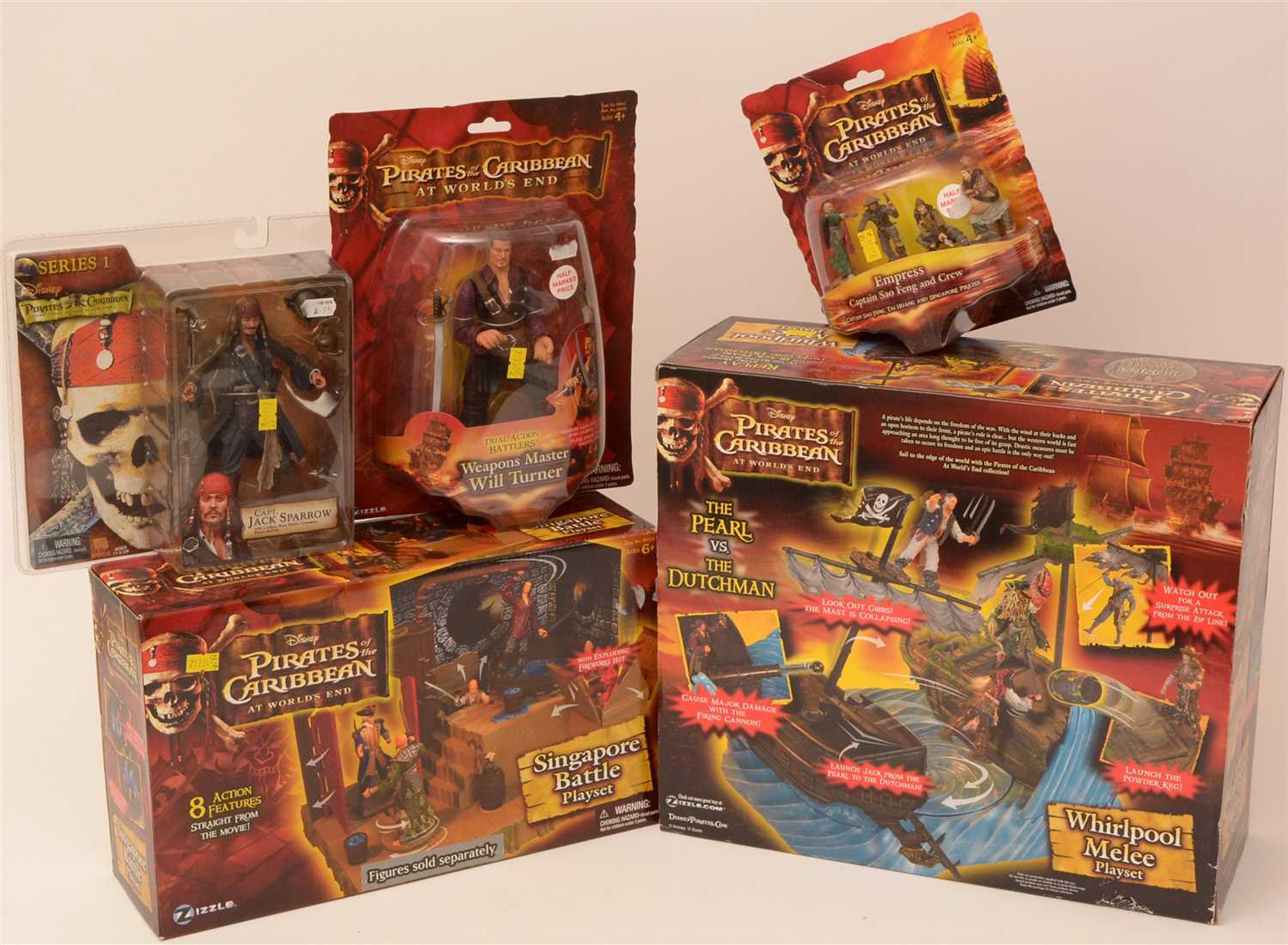 Lot 1246 - Pirates of the Caribbean playsets and figurines.