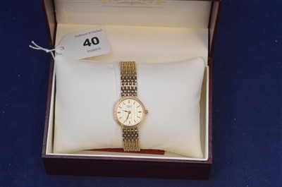 Lot 40 - Rotary 9ct gold wristwatch