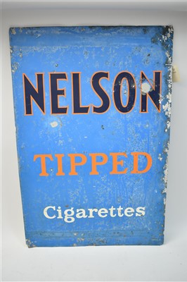 Lot 237 - Nelson Tipped Cigarettes sign