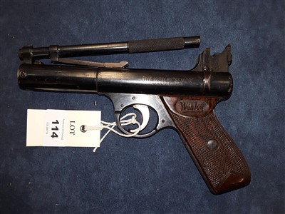 Lot 114 - Webley senior pistol