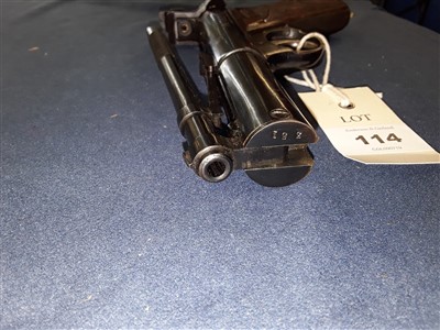 Lot 114 - Webley senior pistol