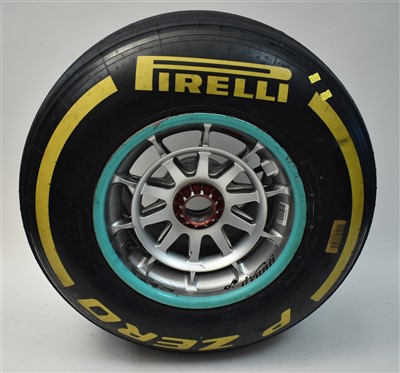 Lot 304 - Lewis Hamilton's Formula 1 tyre