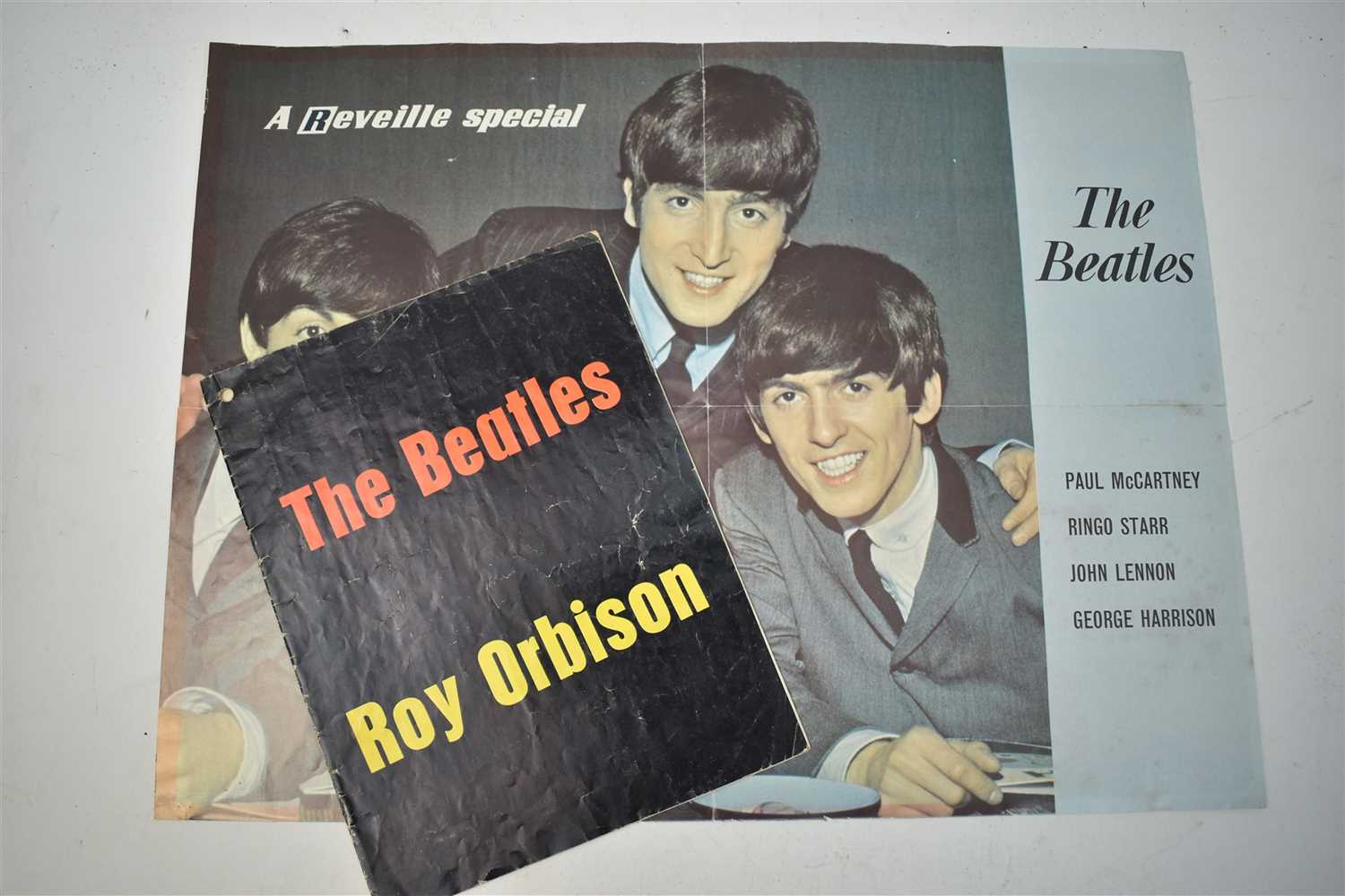 Lot 243 - Beatles programme and poster