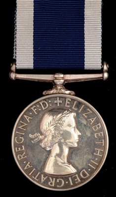 Lot 1781 - Royal Naval Long Service and Good Conduct medal