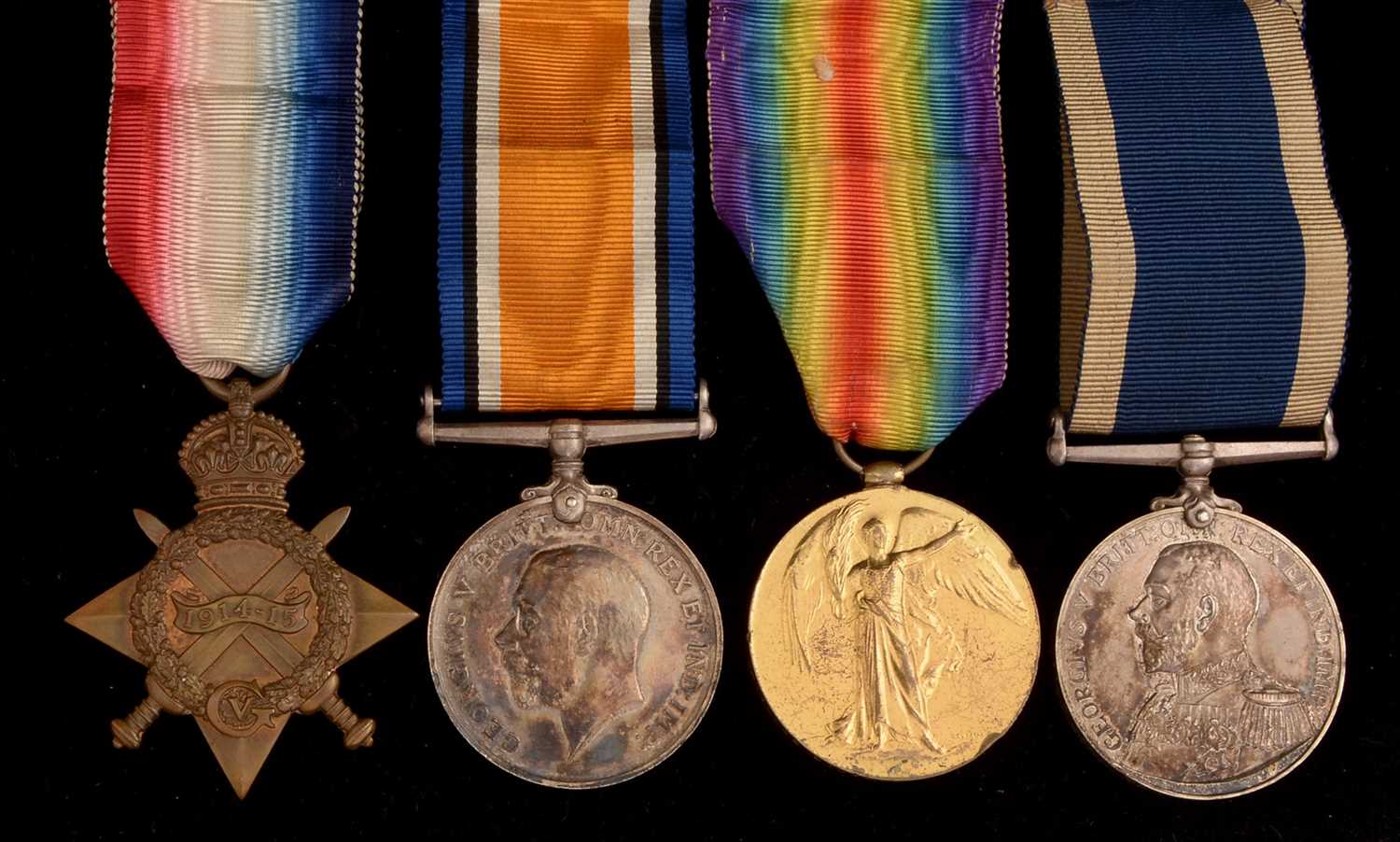 Lot 1790 - Royal Navy First World War and Long service group