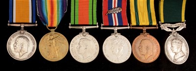 Lot 1794 - Territorial Force medals