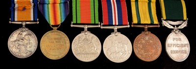 Lot 1794 - Territorial Force medals