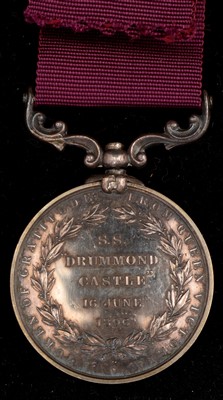 Lot 1818 - S.S. Drummond Castle Life Saving medal