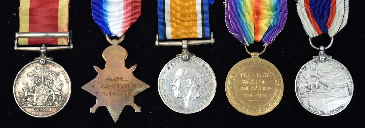 Lot 1619 - 19th Century and First World War medals
