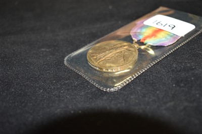 Lot 1619 - 19th Century and First World War medals