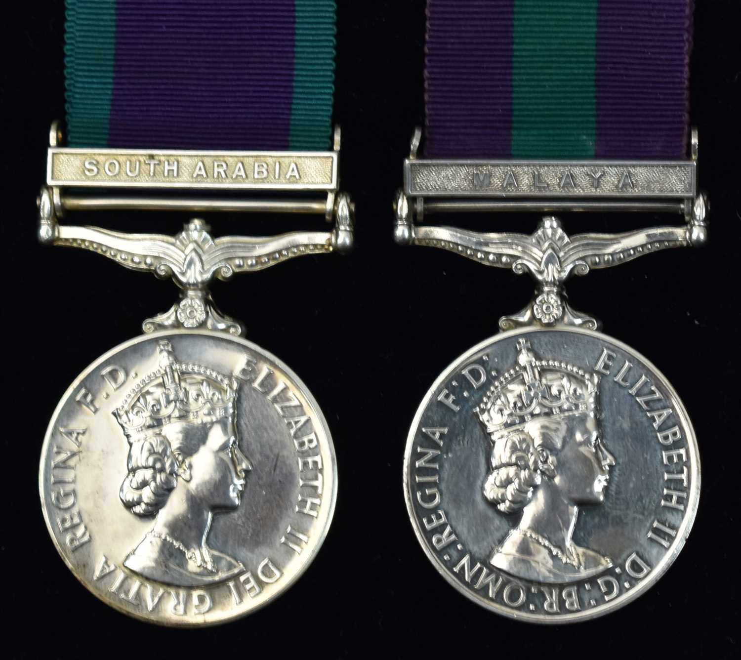 Lot 1725 - Campaign and General Service medals