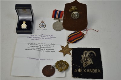 Lot 117 - Badges and medals