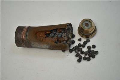Lot 118 - Partially exploded shell