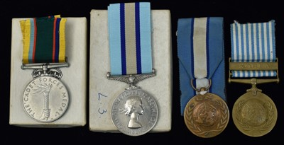 Lot 1799 - Long Service and UN medals