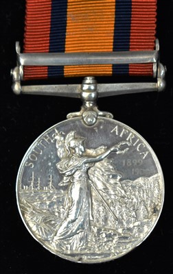 Lot 1879 - Queen's South Africa medal