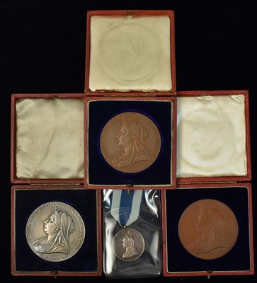 Lot 1841 - Queen Victoria Jubilee medals