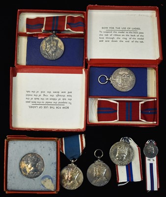 Lot 1843 - George VI and Elizabeth II Coronation and Jubilee medals