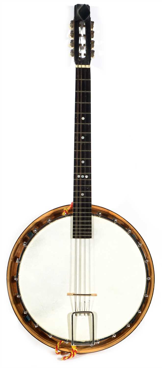 Lot 97 - Will Van Allen 8 string tenor banjo