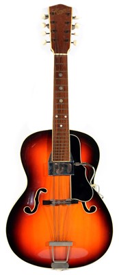 Lot 99 - Arnold Hoyer Guitar shaped Mandolin