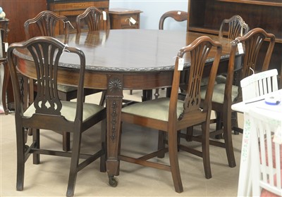 Lot 573 - Table and chairs
