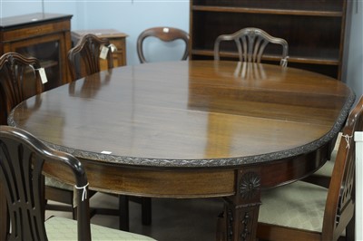Lot 1189 - Table and chairs