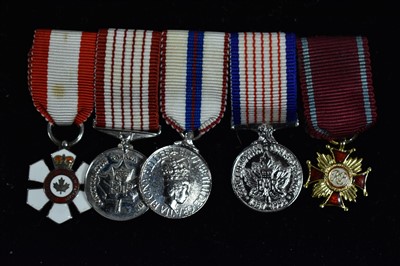 Lot 1501 - Canadian miniature medals