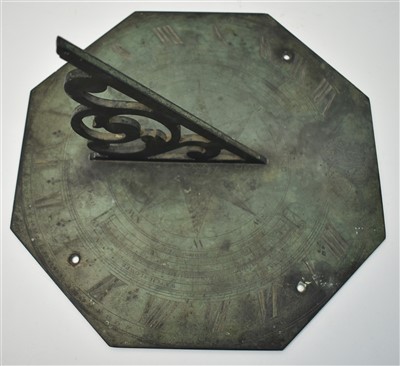 Lot 284 - John Rowley, London horizontal sundial