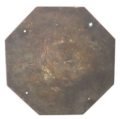 Lot 1123 - John Rowley, London horizontal sundial