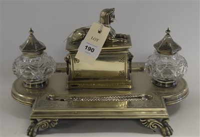 Lot 190 - Pen and ink stand
