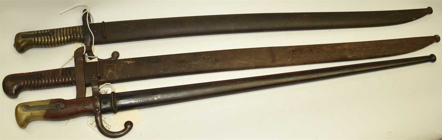 Lot 55 - Three 19th Century bayonets